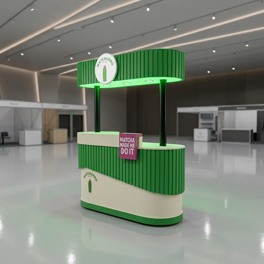 كشك كافيه وماتشا عصري - Matcha Kiosk