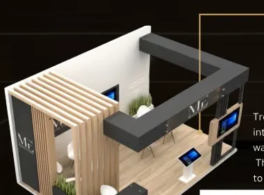 جناح معرض تفاعلي متكامل 3D